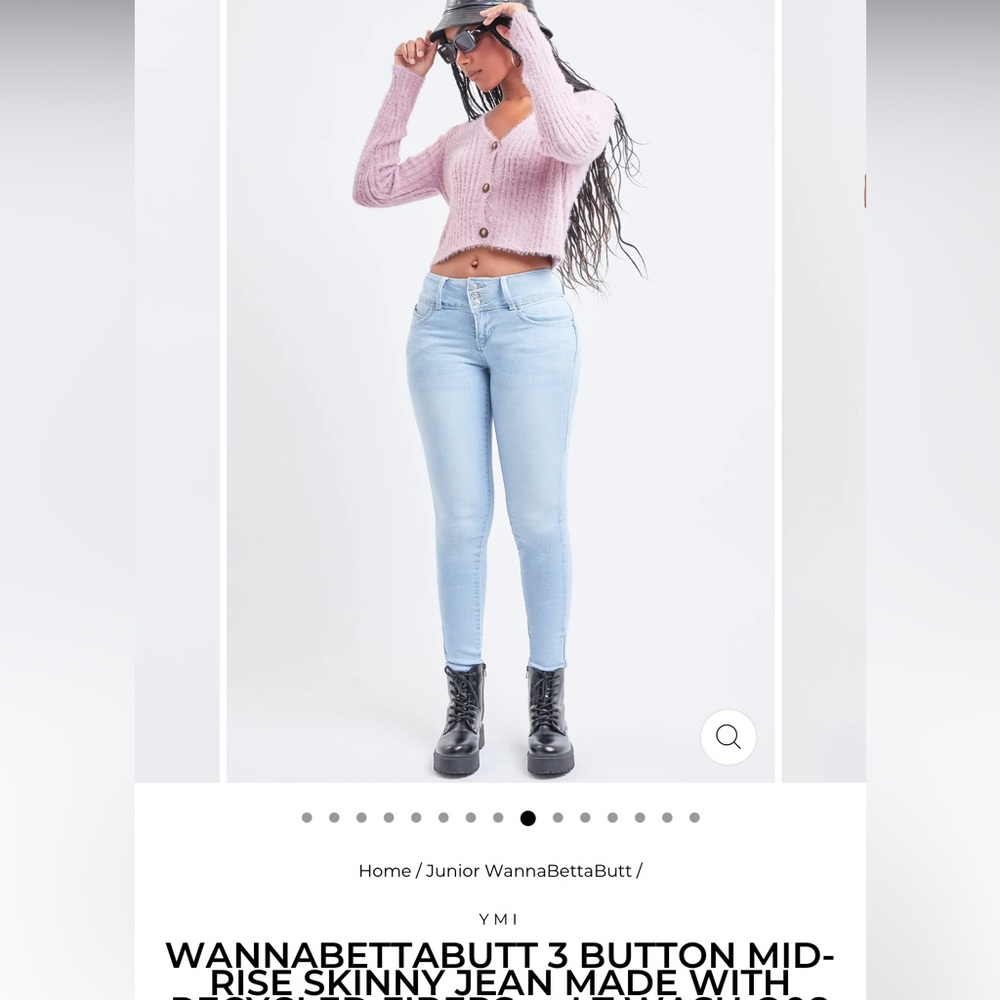 NWT: YMI wanna betta butt mid-rise skinny jean